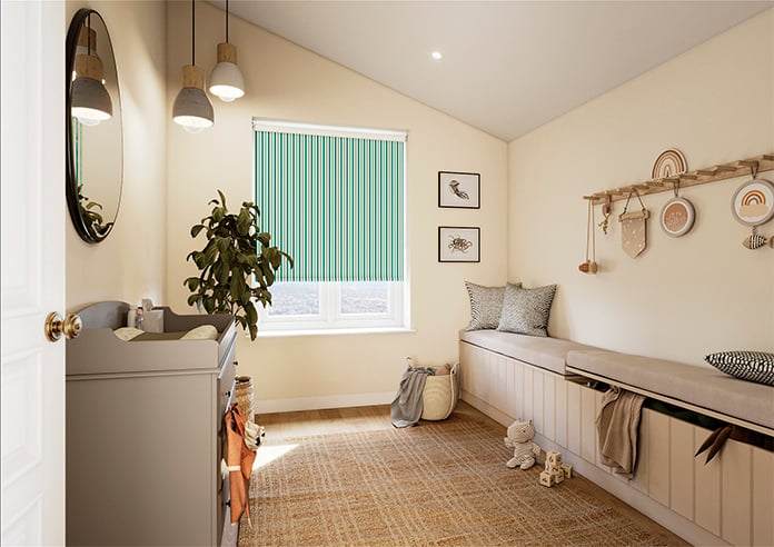 The British Stripe Co. Catherine, Blackpool No.1 - Roller Blind - Image 7